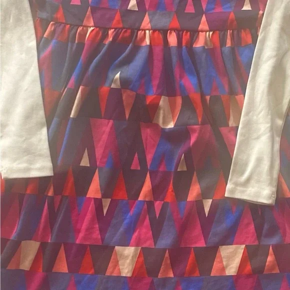 Tea Collection Geometric Layered Dress size 6 - Picture 5 of 9